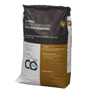 CO-PRO CEMENTGEBONDEN EGALISATIEMIDDEL C 25KG