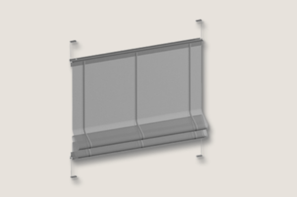 Vouwgordijnen raamdecoratie