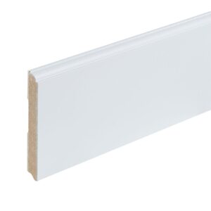 Gelakte plint praag wit 120x15 2,4 m1