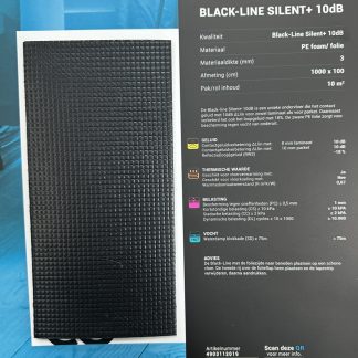 Black-line silent+ 10db laminaat/parket 10m2