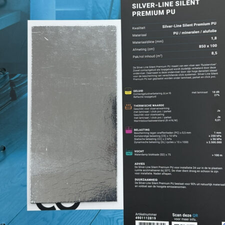 SILVER-LINE SILENT+ ondervloer laminaat/parket 8,5 m2