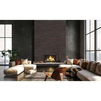 Akoestisch wandpaneel koper 260 cm x 52,6 cm - Afbeelding 2