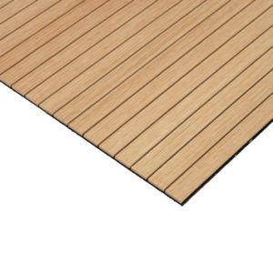 Akoestisch wandpaneel flexibel licht eiken 260 cm x 52,5 cm