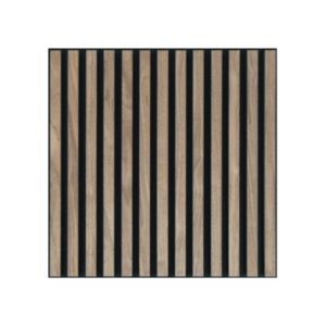 Akoestisch wandpaneel walnoot 55,3 cm x 55,3 cm per 2 stuks